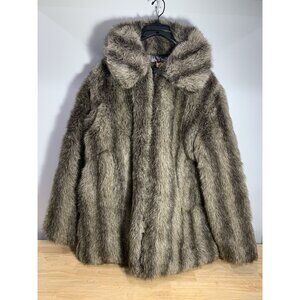 Hansa-Branta by Stearns Women's Sz L, Made in USA - Goose Down - Faux Fur